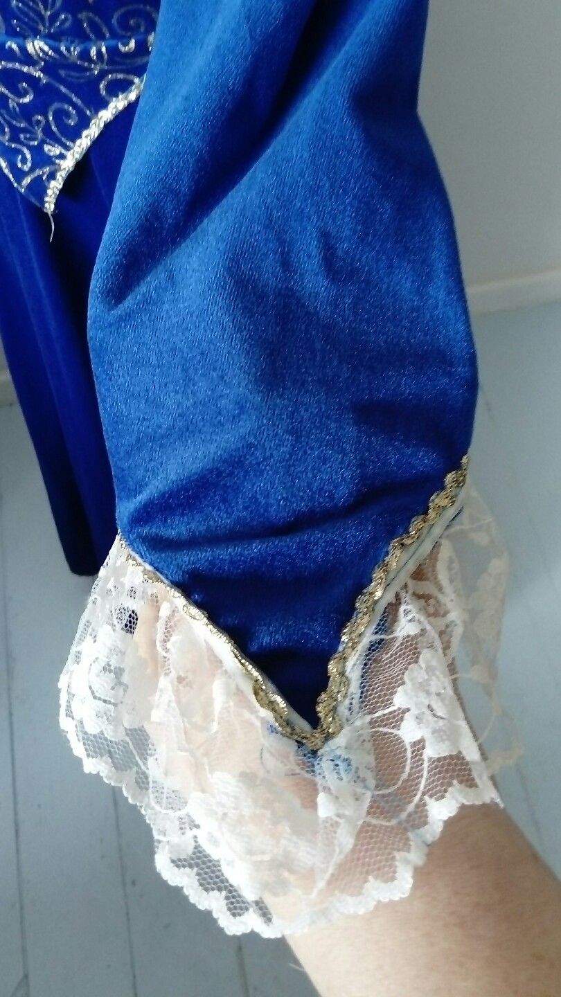 Dama Nobile del 1300 Blu